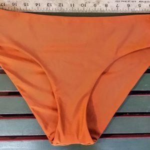 BNWTL, FUSED Hawaii Size Med (8-10) Hi-Rise Bikini, Earth Below Me, Burnt sienna